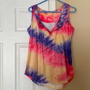 tye-dye tank top